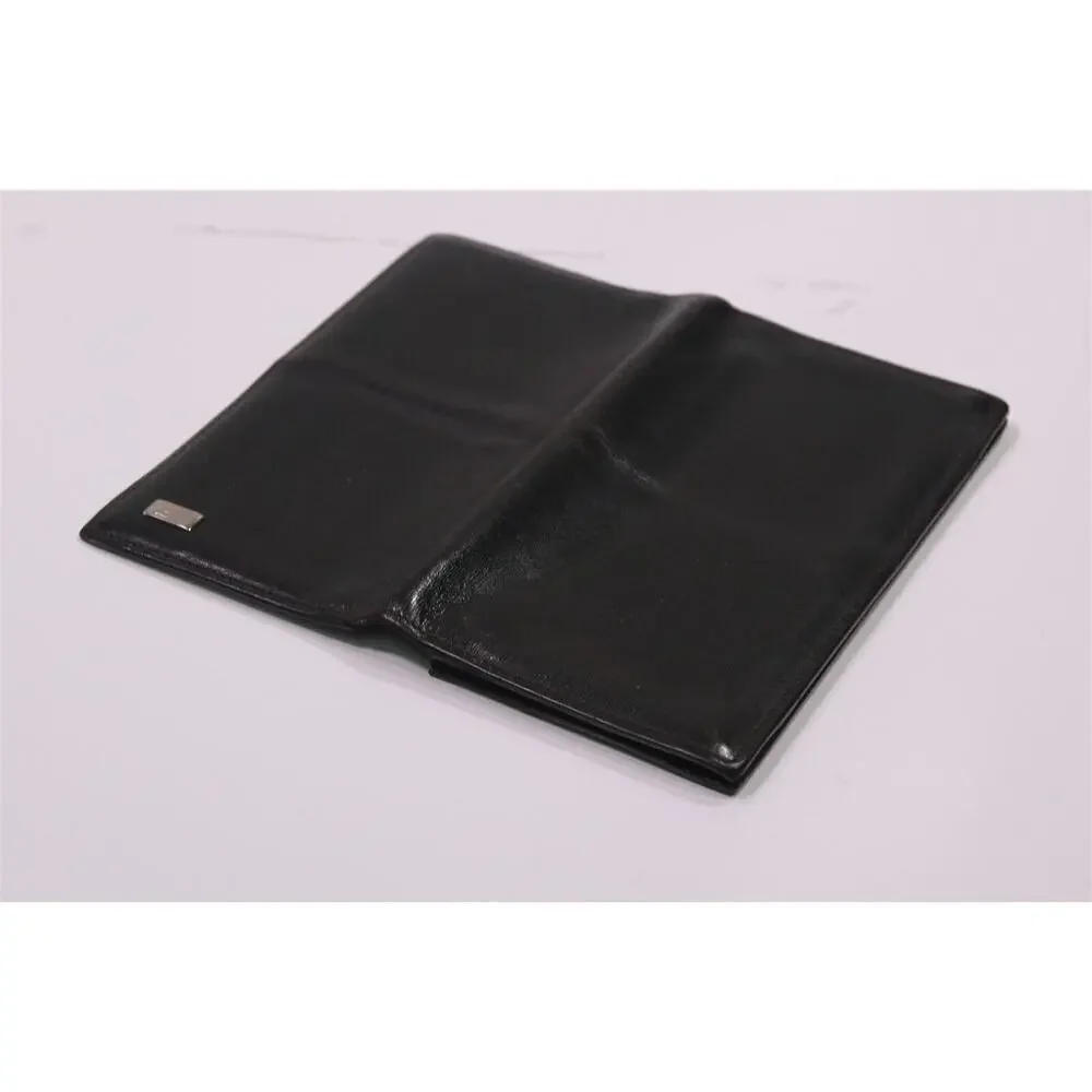 Dunhill London Black Leather Long Bifold Wallet - Picture 6 of 9